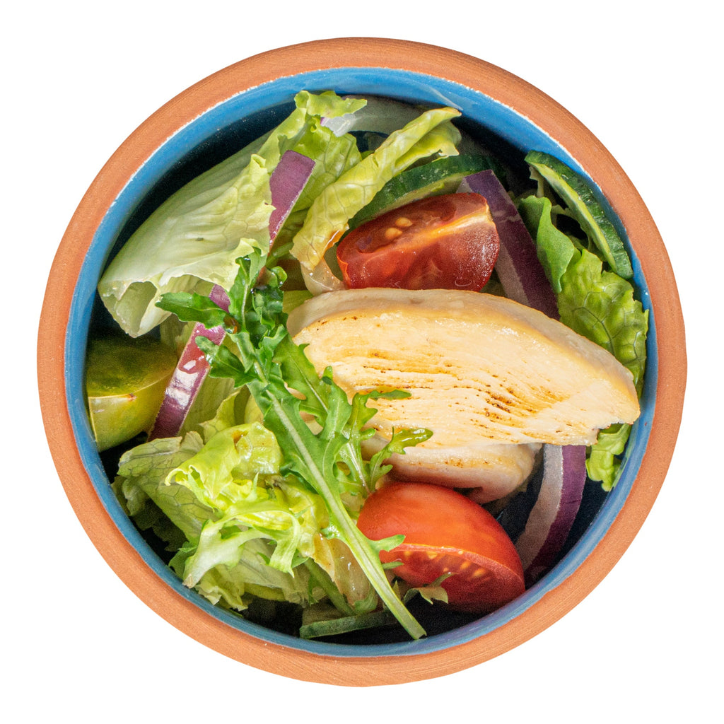 Terra Tek 3 oz Terracotta Cazuela Bowl - Blue Glazed Interior, Oven-Safe, Microwave-Safe - 3 1/4'' x 3 1/4'' x 1 1/2'' - 2 count box