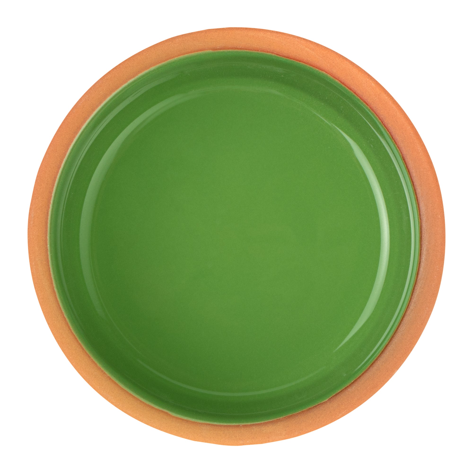 Terra Tek 5 oz Terracotta Cazuela Bowl - Green Glazed Interior, Oven-Safe, Microwave-Safe - 3 3/4" x 3 3/4" x 1 3/4" - 2 count box