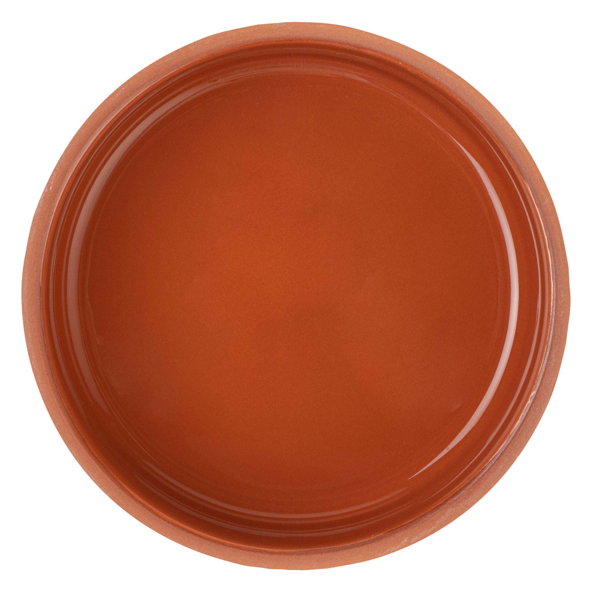 Terra Tek 7 oz Terracotta Cazuela Bowl - Brown Glazed Interior, Oven-Safe, Microwave-Safe - 4 3/4'' x 4 3/4'' x 1 1/2'' - 10 count box