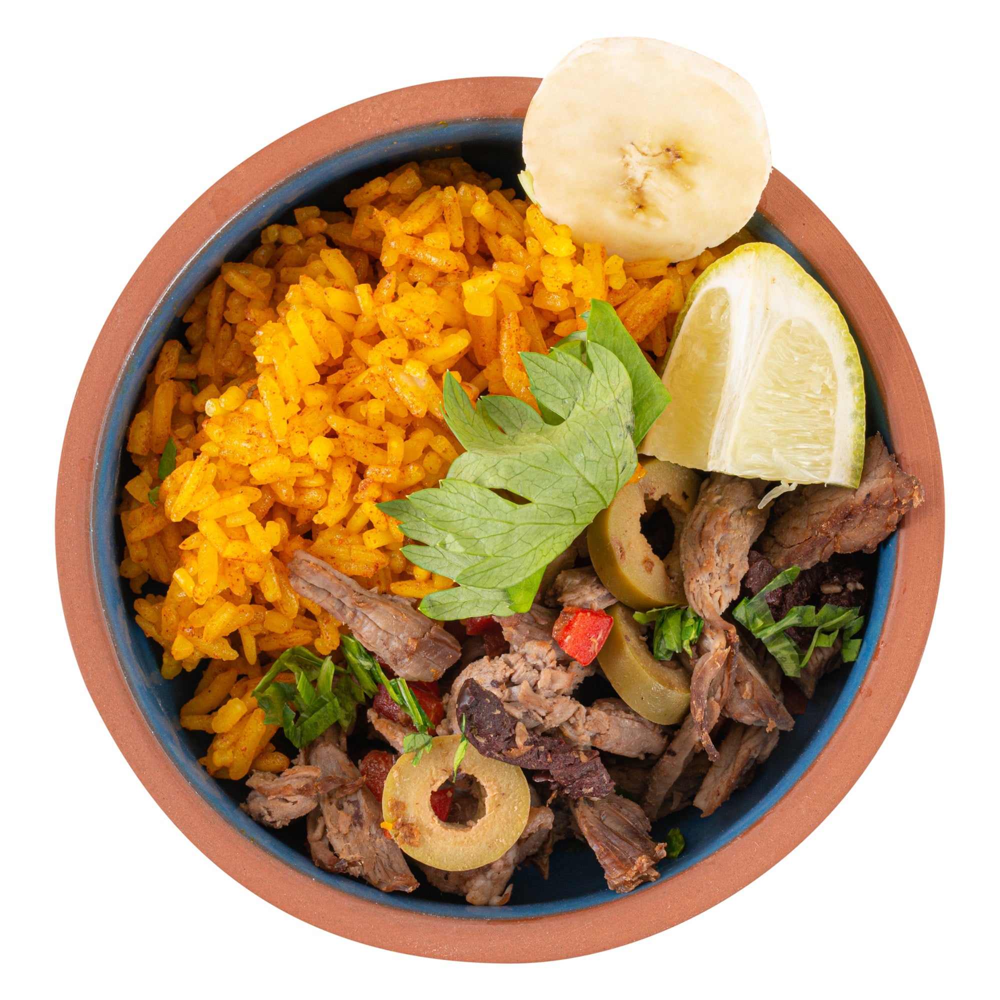 Terra Tek 7 oz Terracotta Cazuela Bowl - Blue Glazed Interior, Oven-Safe, Microwave-Safe - 4 1/2'' x 4 1/2'' x 1 1/2'' - 10 count box