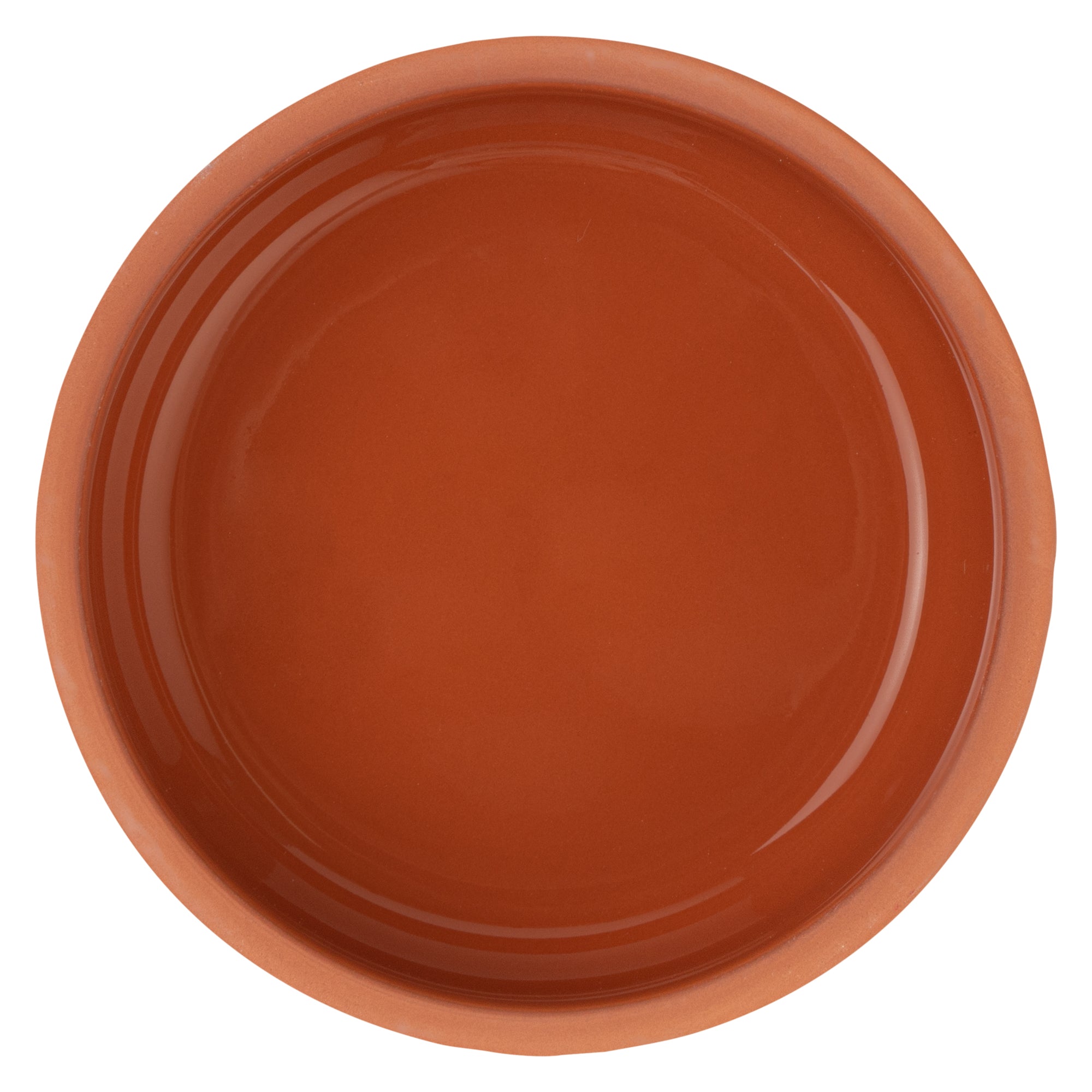 Terra Tek 7 oz Terracotta Cazuela Bowl - Brown Glazed Interior, Oven-Safe, Microwave-Safe - 4 1/2'' x 4 1/2'' x 1 1/2'' - 2 count box