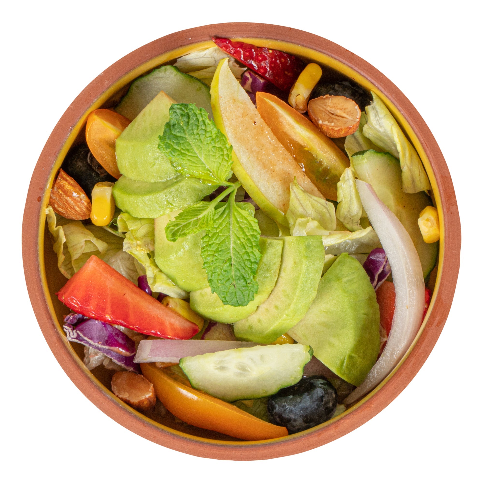 Terra Tek 7 oz Terracotta Cazuela Bowl - Yellow Glazed Interior, Oven-Safe, Microwave-Safe - 4 1/2'' x 4 1/2'' x 1 1/2'' - 2 count box