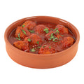 Terra Tek 15 oz Terracotta Cazuela Bowl - Brown Glazed Interior, Oven-Safe, Microwave-Safe - 6 1/4" x 6 1/4" x 1 1/2" - 2 count box