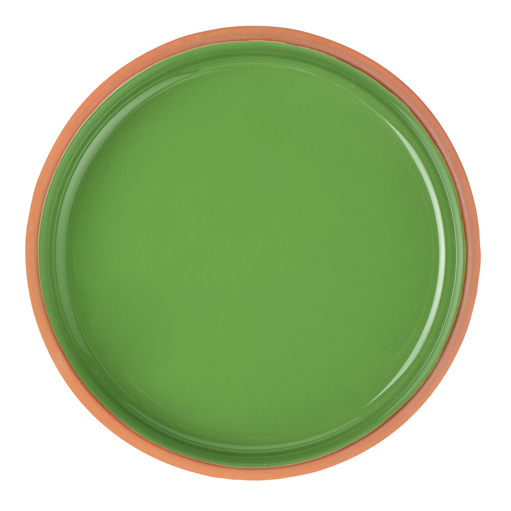 Terra Tek 15 oz Terracotta Cazuela Bowl - Green Glazed Interior, Oven-Safe, Microwave-Safe - 6 1/4" x 6 1/4" x 1 1/2" - 2 count box