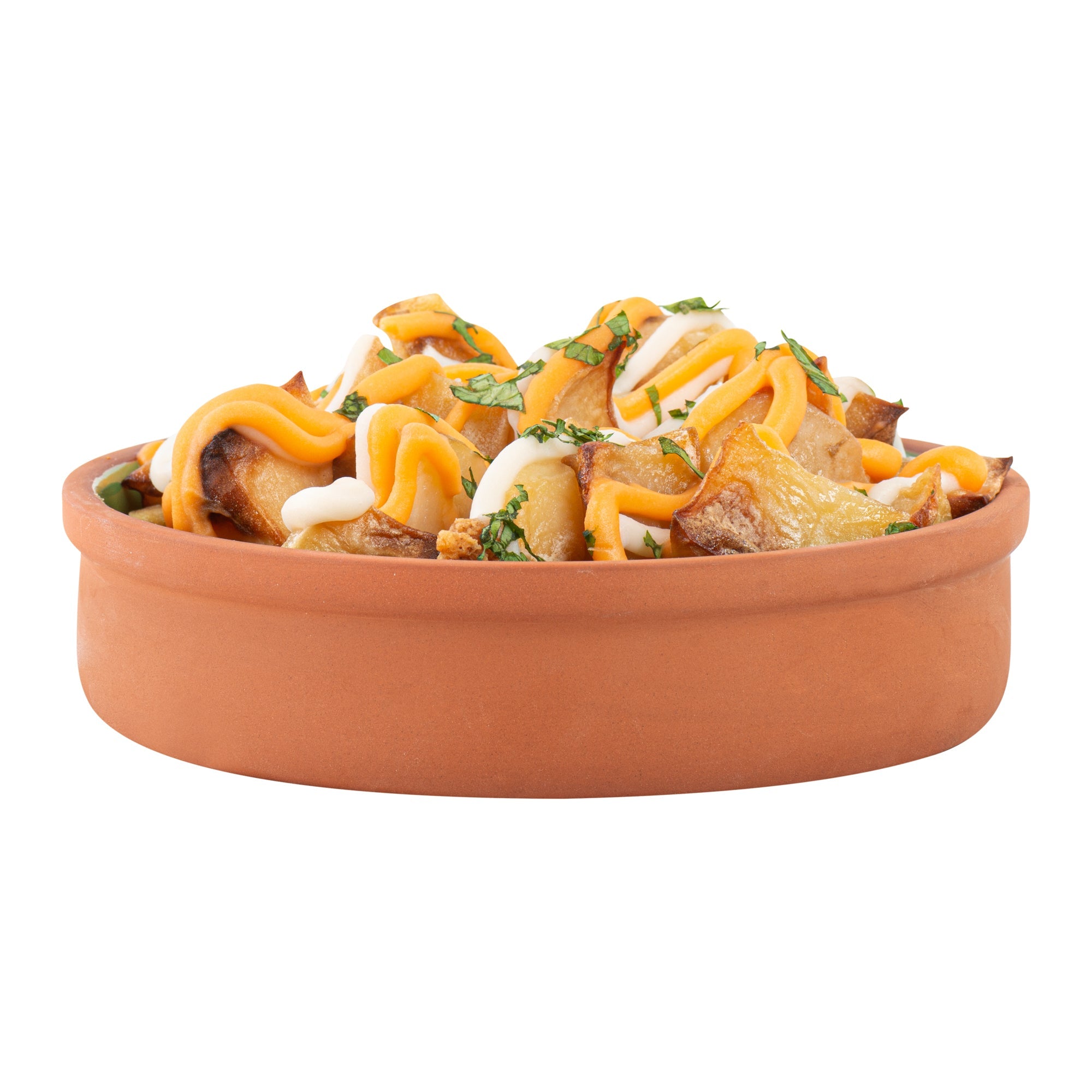 Terra Tek 15 oz Terracotta Cazuela Bowl - Green Glazed Interior, Oven-Safe, Microwave-Safe - 6 1/4" x 6 1/4" x 1 1/2" - 10 count box
