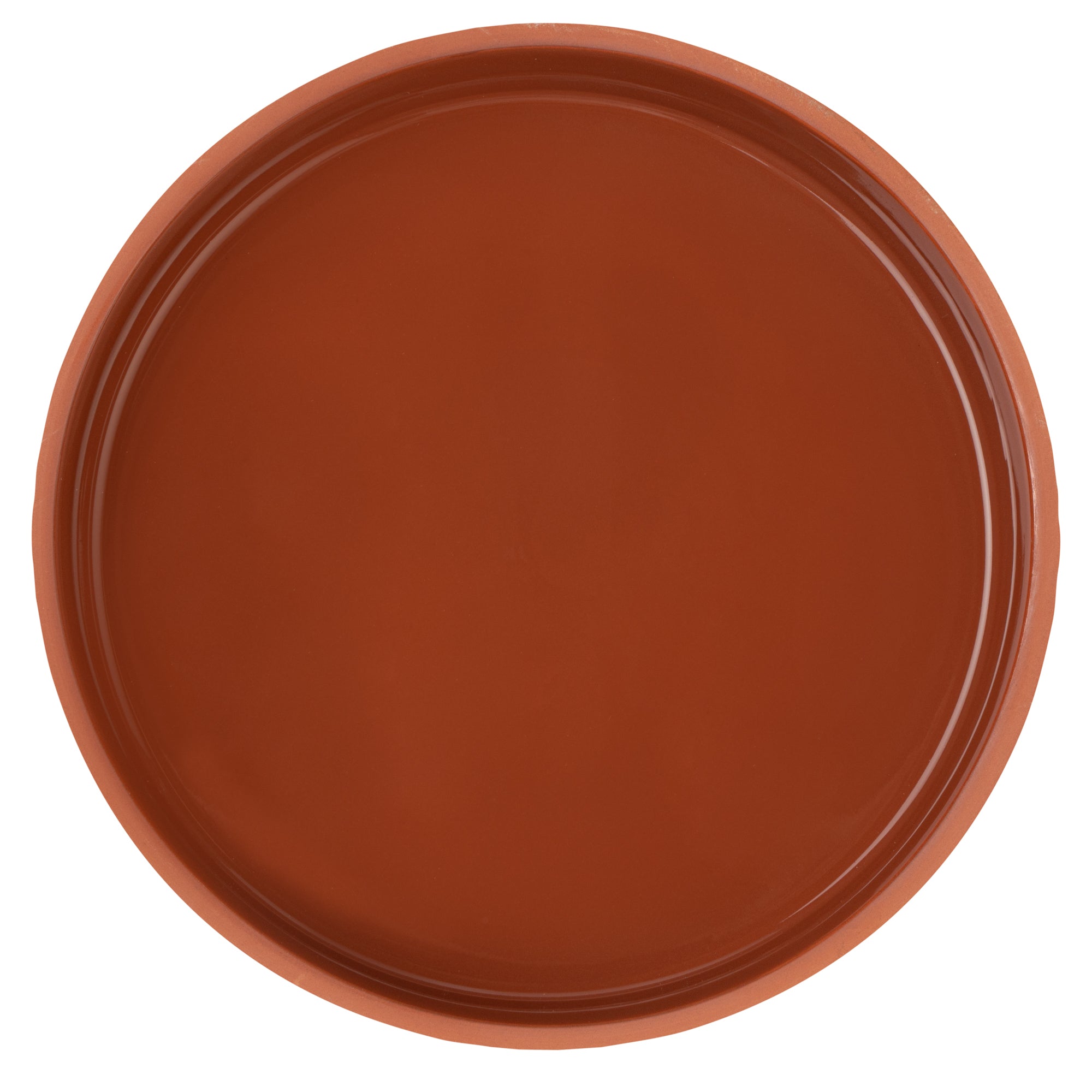 Terra Tek 51 oz Terracotta Cazuela Bowl - Brown Glazed Interior, Oven-Safe, Microwave-Safe - 9'' x 9'' x 2 1/4'' - 10 count box