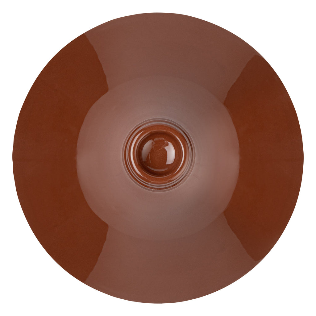 Terra Tek 26 oz Terracotta Tagine Pot - Glazed Interior, Oven-Safe, Microwave-Safe - 9'' x 9'' x 6 1/2'' - 1 count box