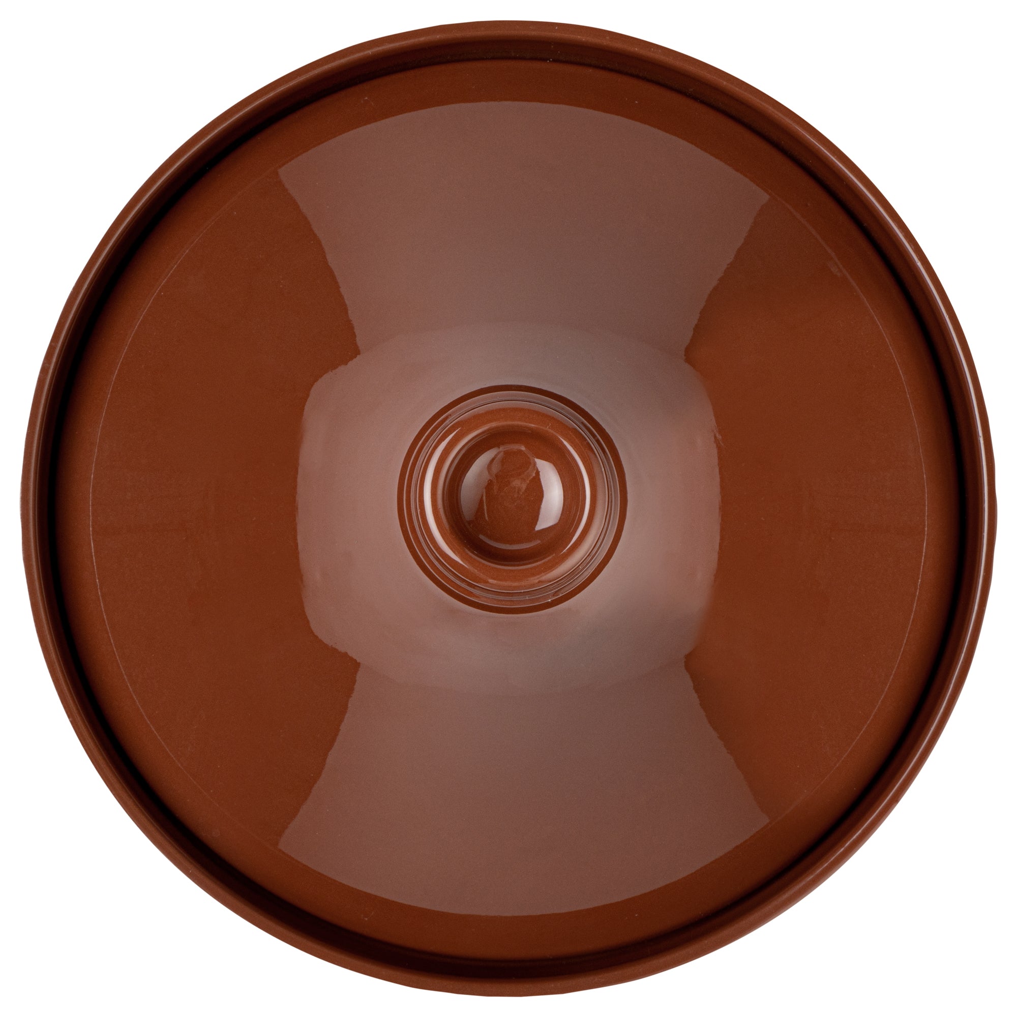 Terra Tek 26 oz Terracotta Tagine Pot - Glazed Interior, Oven-Safe, Microwave-Safe - 9'' x 9'' x 6 1/2'' - 8 count box