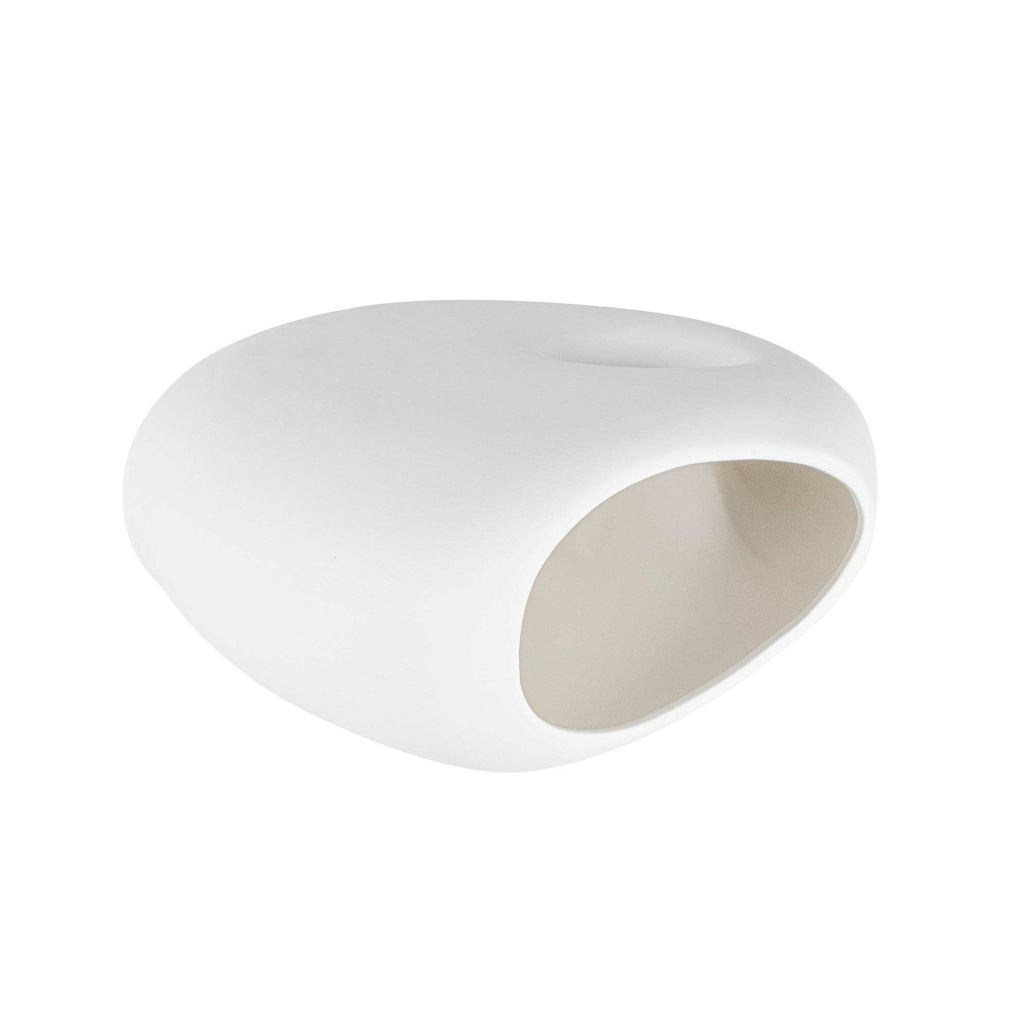 Table Art White Ceramic Jug Vase - 8 3/4'' x 4 1/2'' x 9 1/2'' - 1 count box