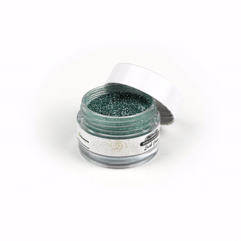 Pastry Tek 5g Dark Green Edible Luster Dust - Food Grade - 1 count box