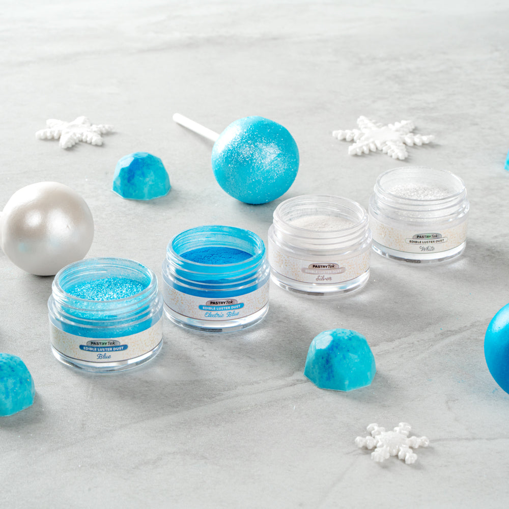 Pastry Tek 5g Electric Blue Edible Luster Dust - Food Grade - 1 count box