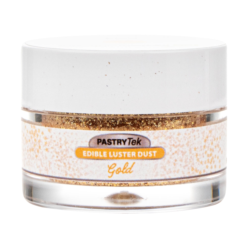 Pastry Tek 5g Gold Edible Luster Dust - Food Grade - 1 count box