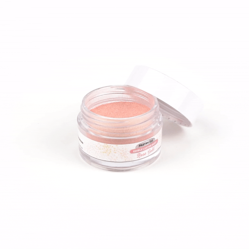 Pastry Tek 5g Rose Gold Edible Luster Dust - Food Grade - 1 count box
