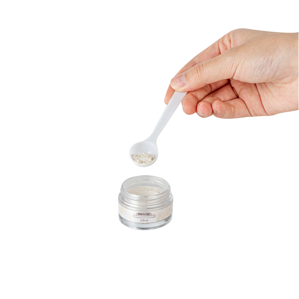 Pastry Tek 5g Silver Edible Luster Dust - Food Grade - 1 count box