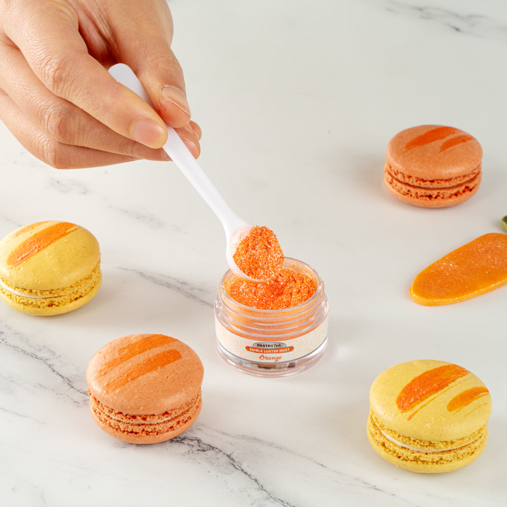 Pastry Tek 5g Orange Edible Luster Dust - Food Grade - 1 count box