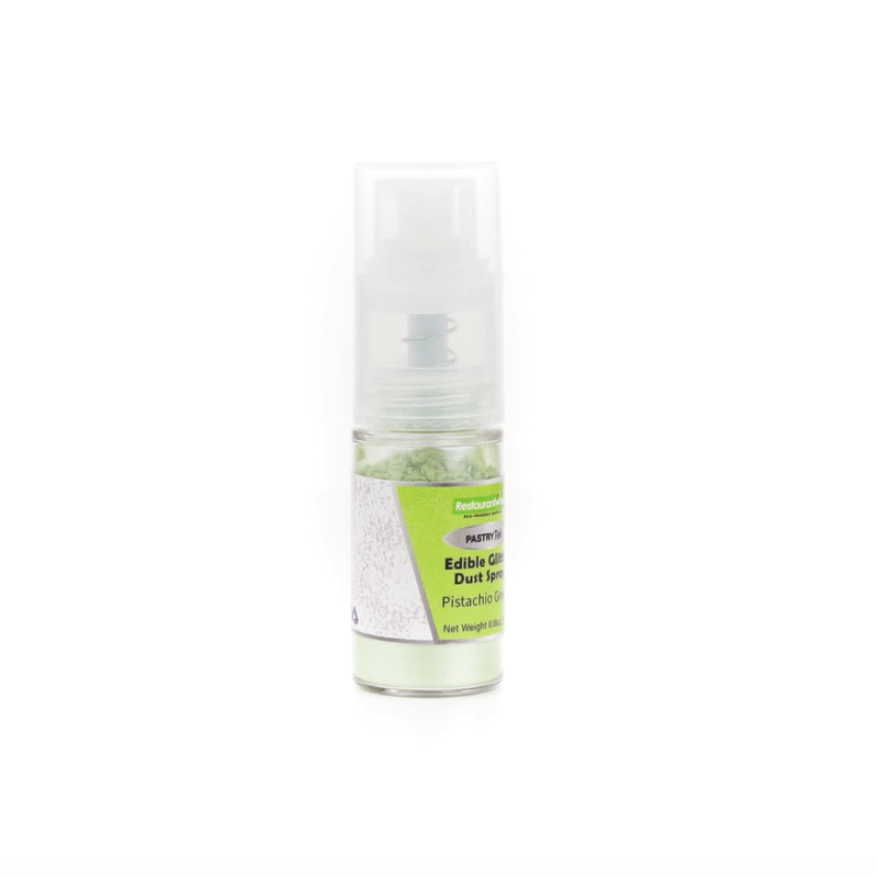 Pastry Tek 5g Pistachio Green Edible Glitter Dust Spray - 1 count box