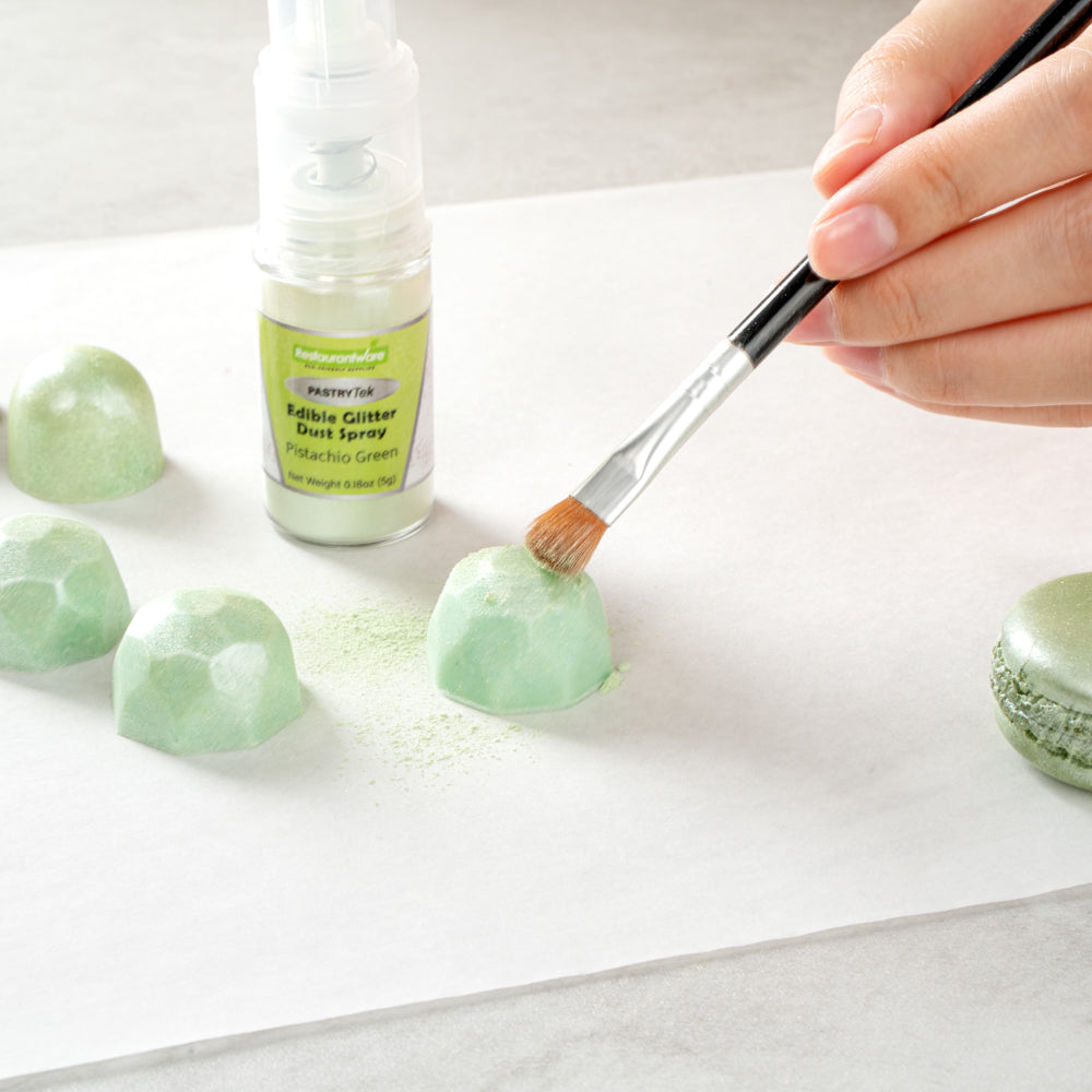 Pastry Tek 5g Pistachio Green Edible Glitter Dust Spray - 1 count box