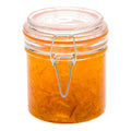 Vetri 9 oz Round Glass Nostalgic Mason Jar - with Clamp Lid - 3 1/4" x 3 1/4" x 3 3/4" - 10 count box
