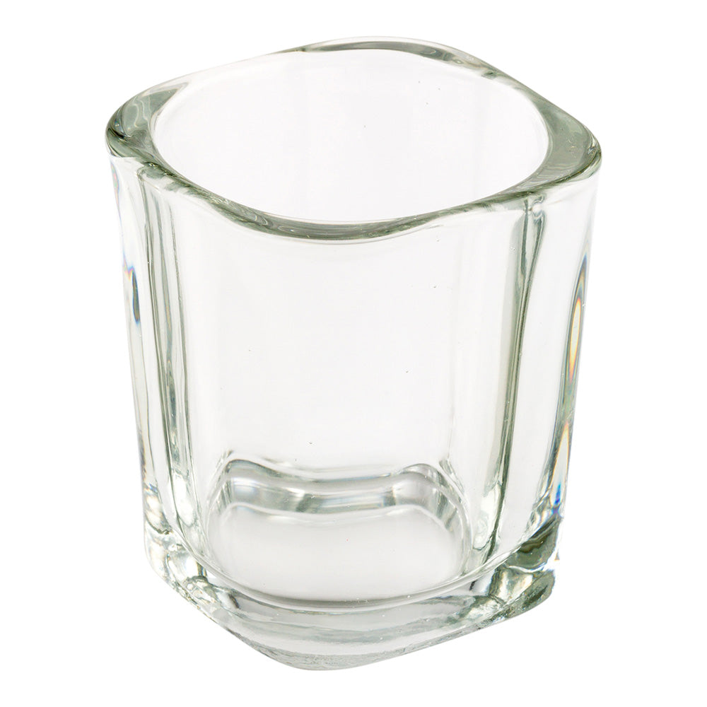 Forma professional 3 oz Glass Square Dessert Shot Glass - 2" x 2" x 2 1/2" - 10 count box