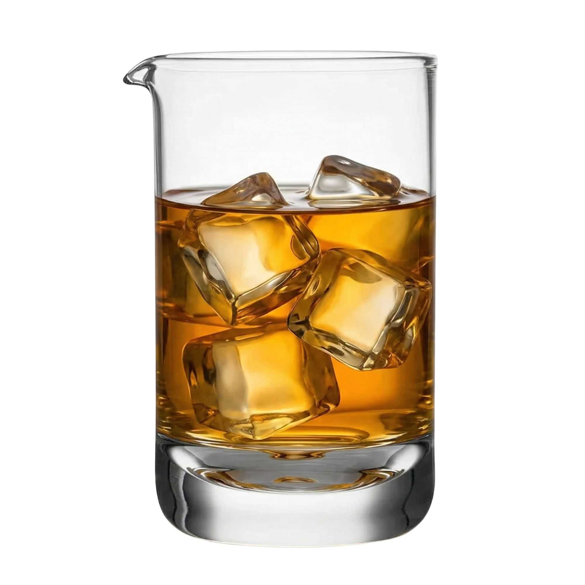 Bar Lux 17 oz Cocktail Mixing Glass - Hand-Blown, Crystal - 3 3/4" x 3 1/2" x 5 3/4" - 1 count box