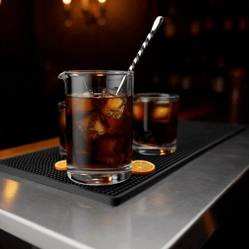 Bar Lux 17 oz Cocktail Mixing Glass - Hand-Blown, Crystal - 3 3/4" x 3 1/2" x 5 3/4" - 1 count box