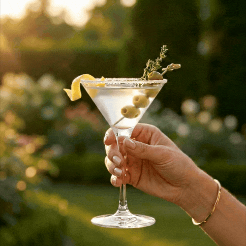 Voglia Nude 5 oz Cocktail Martini Glass - Crystal - 3 3/4" x 3 3/4" x 6 1/4" - 12 count box