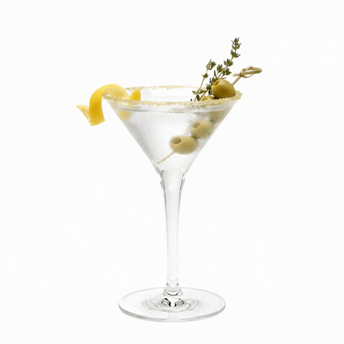 Voglia Nude 5 oz Cocktail Martini Glass - Crystal - 3 3/4" x 3 3/4" x 6 1/4" - 6 count box