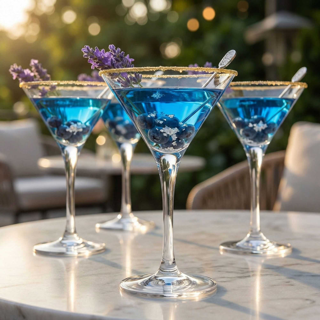 Voglia Nude 8 oz Cocktail Martini Glass - Crystal - 4 1/2" x 4 1/2" x 6 3/4" - 6 count box