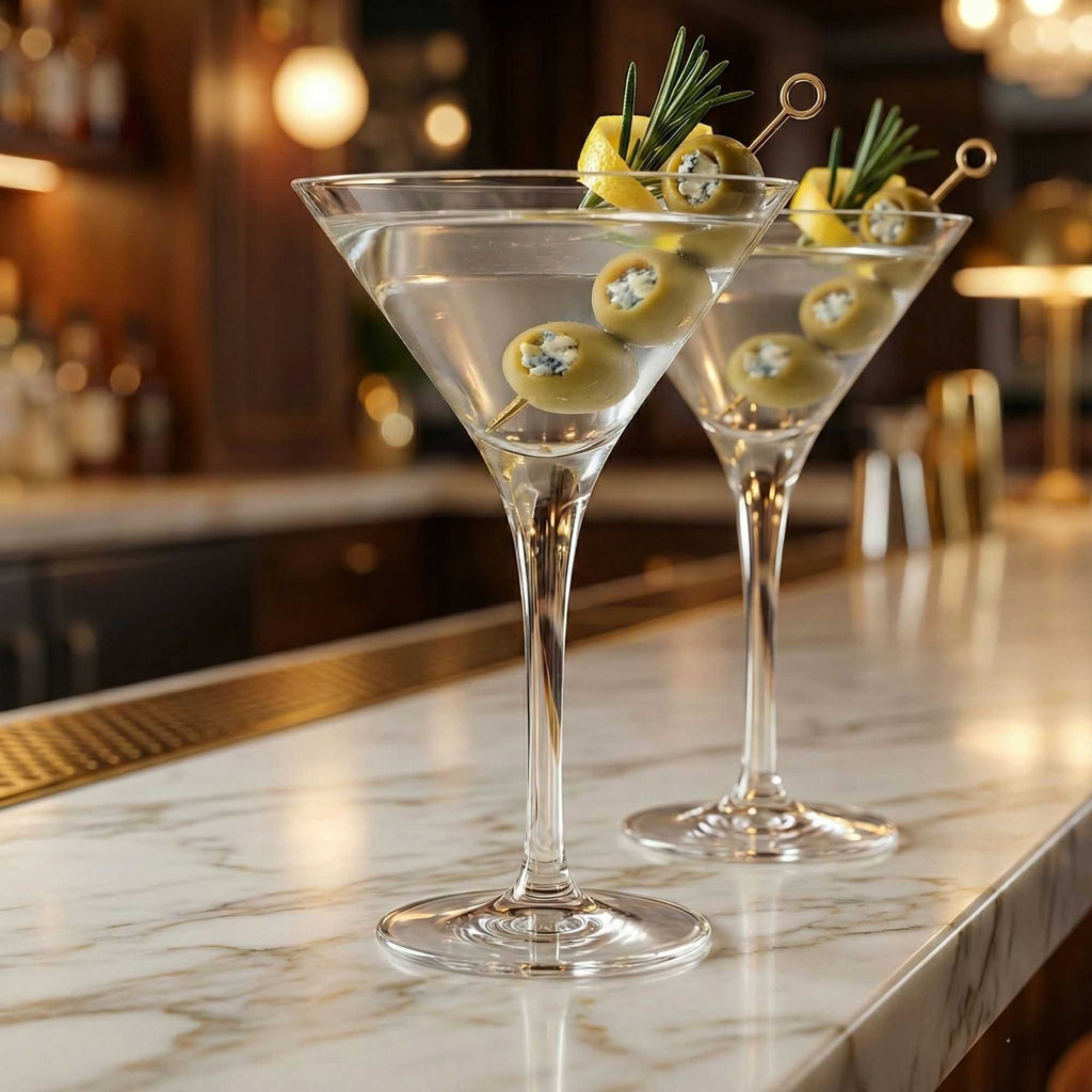 Voglia Nude 8 oz Cocktail Martini Glass - Crystal - 4 1/2" x 4 1/2" x 6 3/4" - 6 count box