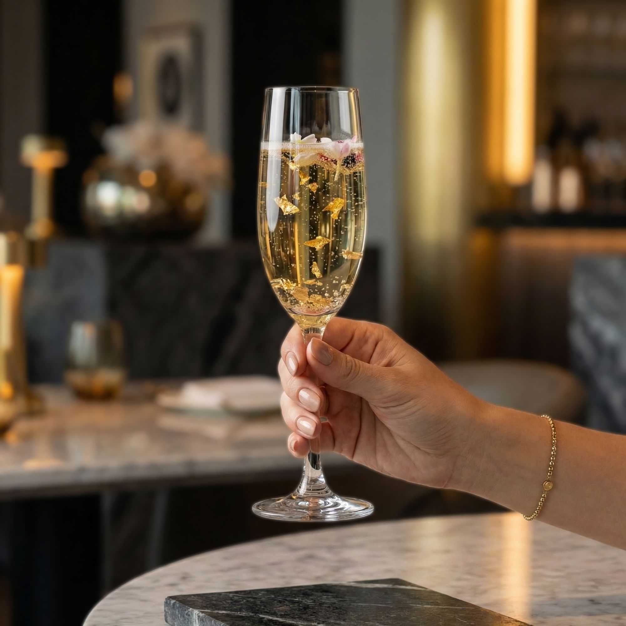 Voglia Nude 9 oz Glass Champagne Flute - Crystal - 2 1/2" x 2 1/2" x 9 1/4" - 6 count box