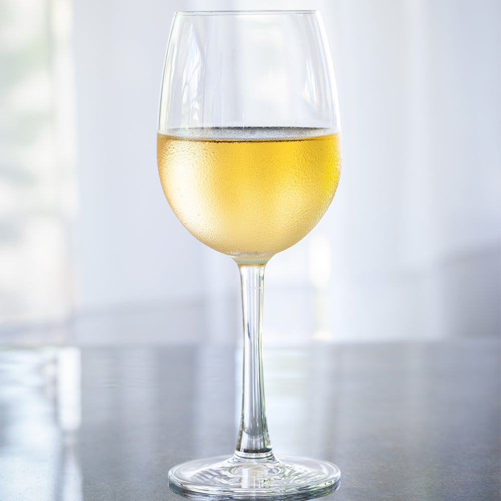 Voglia Nude 12 oz Chardonnay Wine Glass - Crystal, All-Purpose - 3" x 3" x 8" - 12 count box