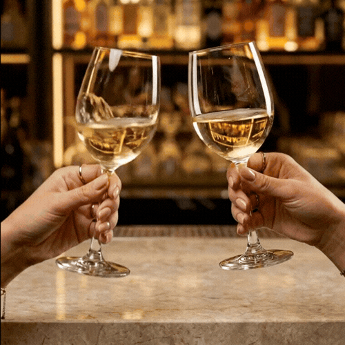 Voglia Nude 12 oz Chardonnay Wine Glass - Crystal, All-Purpose - 3" x 3" x 8" - 6 count box