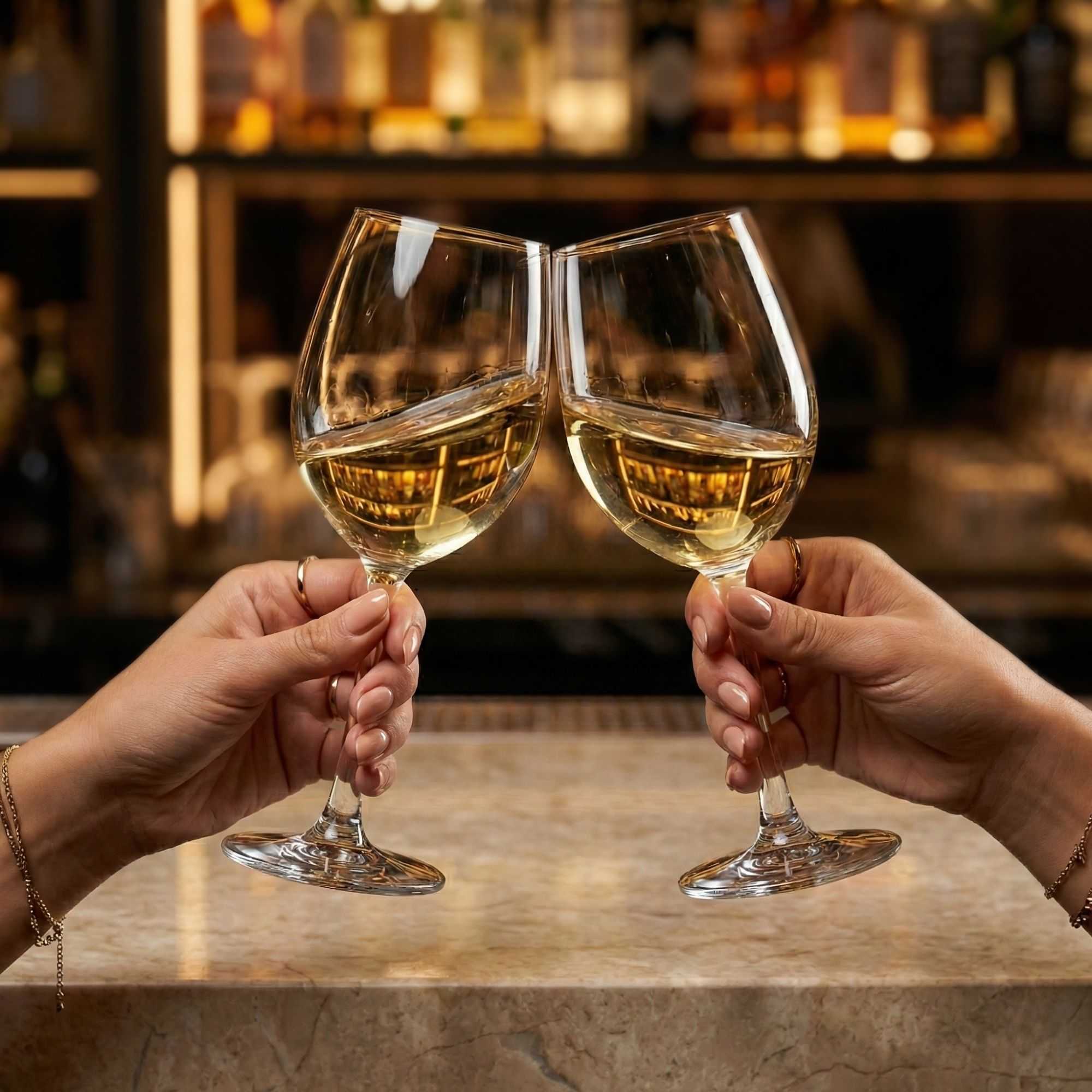 Voglia Nude 12 oz Chardonnay Wine Glass - Crystal, All-Purpose - 3" x 3" x 8" - 6 count box