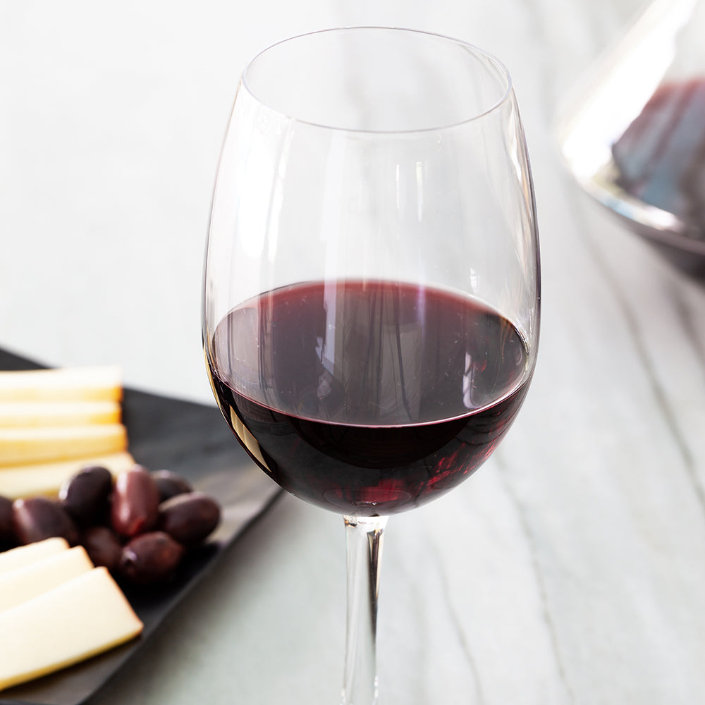 Voglia Nude 20 oz Cabernet Wine Glass - Crystal, All-Purpose - 3 1/2" x 3 1/2" x 9" - 12 count box
