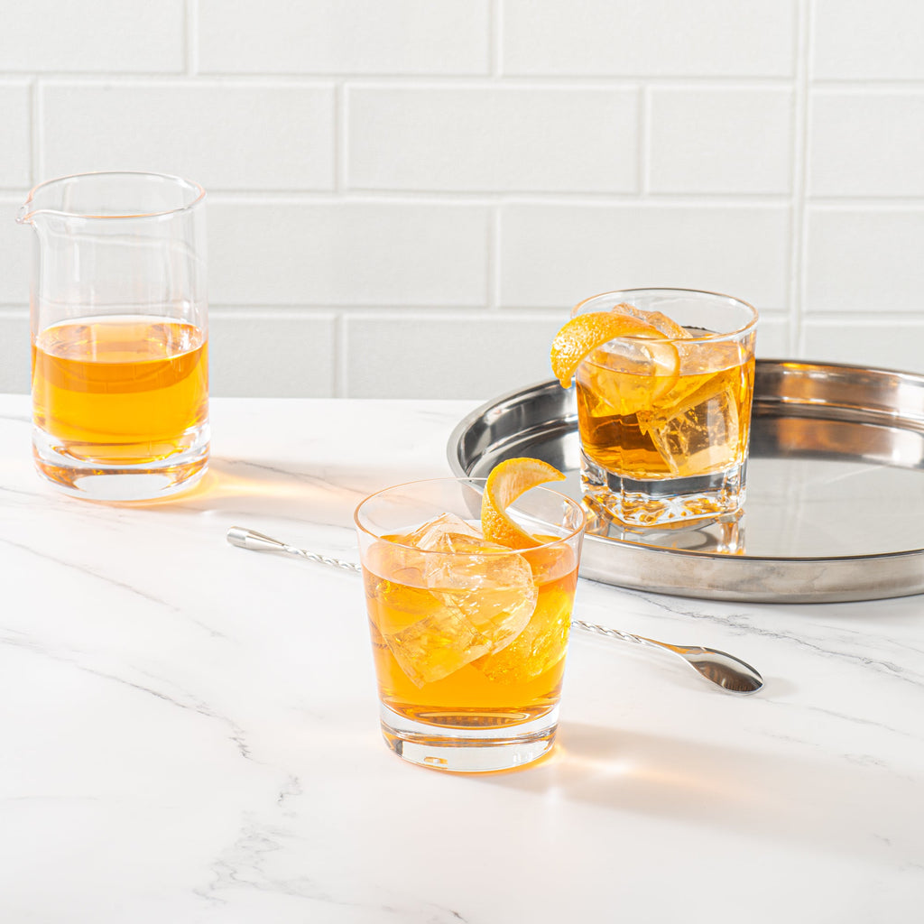 Moda Nude 13 oz Double Old Fashioned Glass - Crystal - 3 3/4" x 3 3/4" x 4" - 6 count box