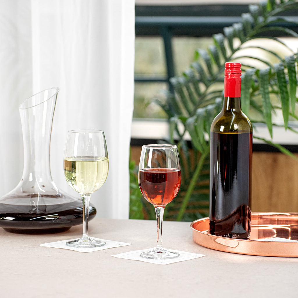 Cascata 8 oz Dessert / Port Wine Glass - 2 3/4" x 2 3/4" x 7 1/4" - 6 count box