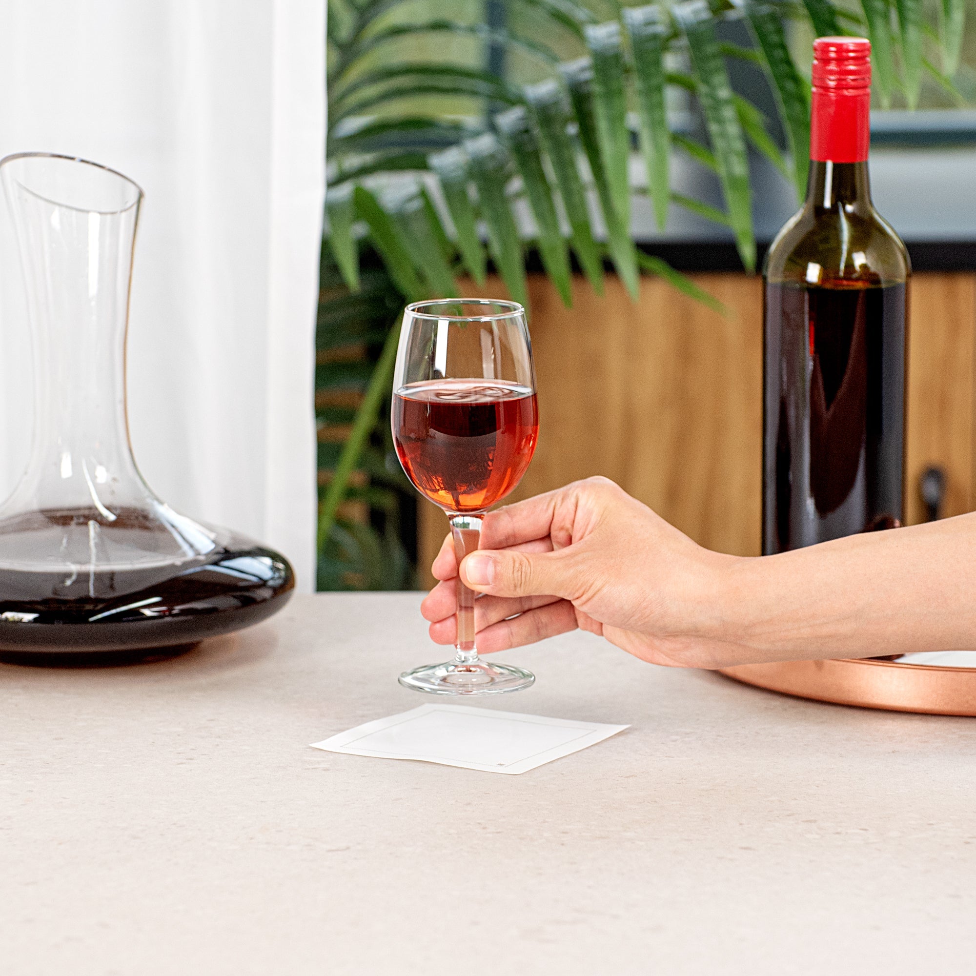 Cascata 8 oz Dessert / Port Wine Glass - 2 3/4" x 2 3/4" x 7 1/4" - 6 count box