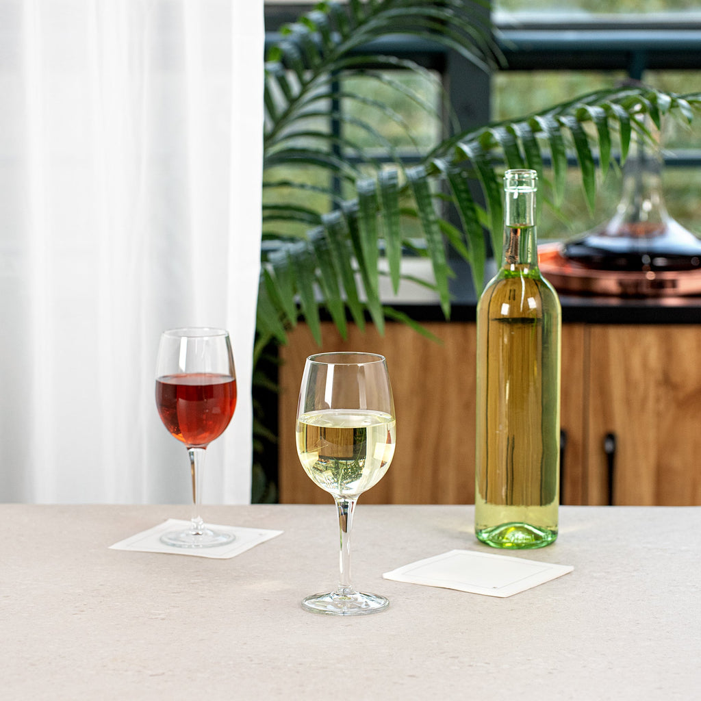 Cascata 11 oz White Wine Glass - All-Purpose - 3" x 3" x 7 3/4" - 12 count box
