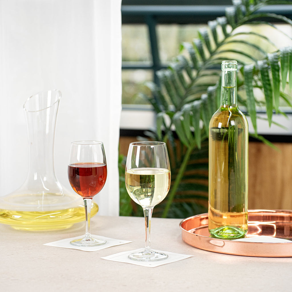 Cascata 11 oz White Wine Glass - All-Purpose - 3" x 3" x 7 3/4" - 12 count box
