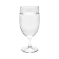 Cascata 14 oz Water Goblet Glass - 3" x 3" x 7" - 12 count box