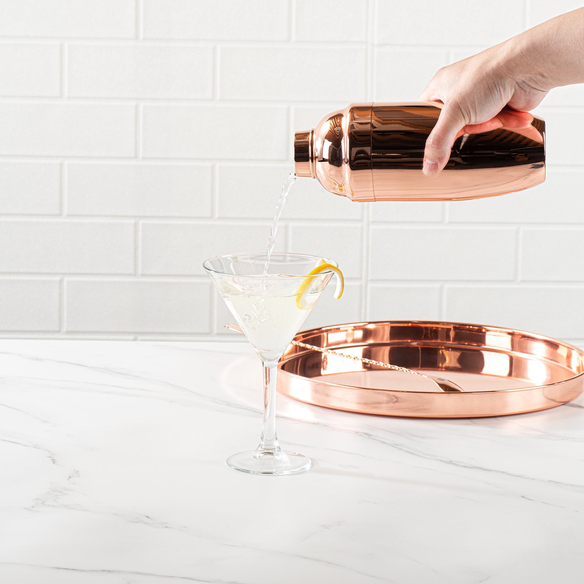 Cascata 9 oz Cocktail Martini Glass - 4 1/2" x 4 1/2" x 7" - 12 count box
