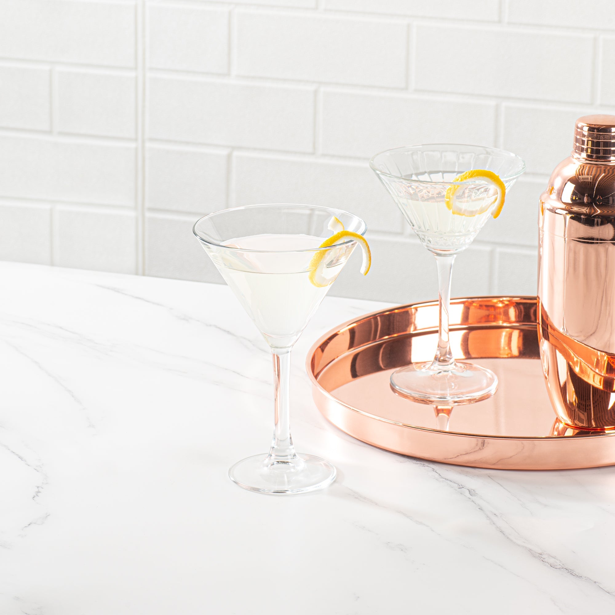 Cascata 9 oz Cocktail Martini Glass - 4 1/2" x 4 1/2" x 7" - 12 count box