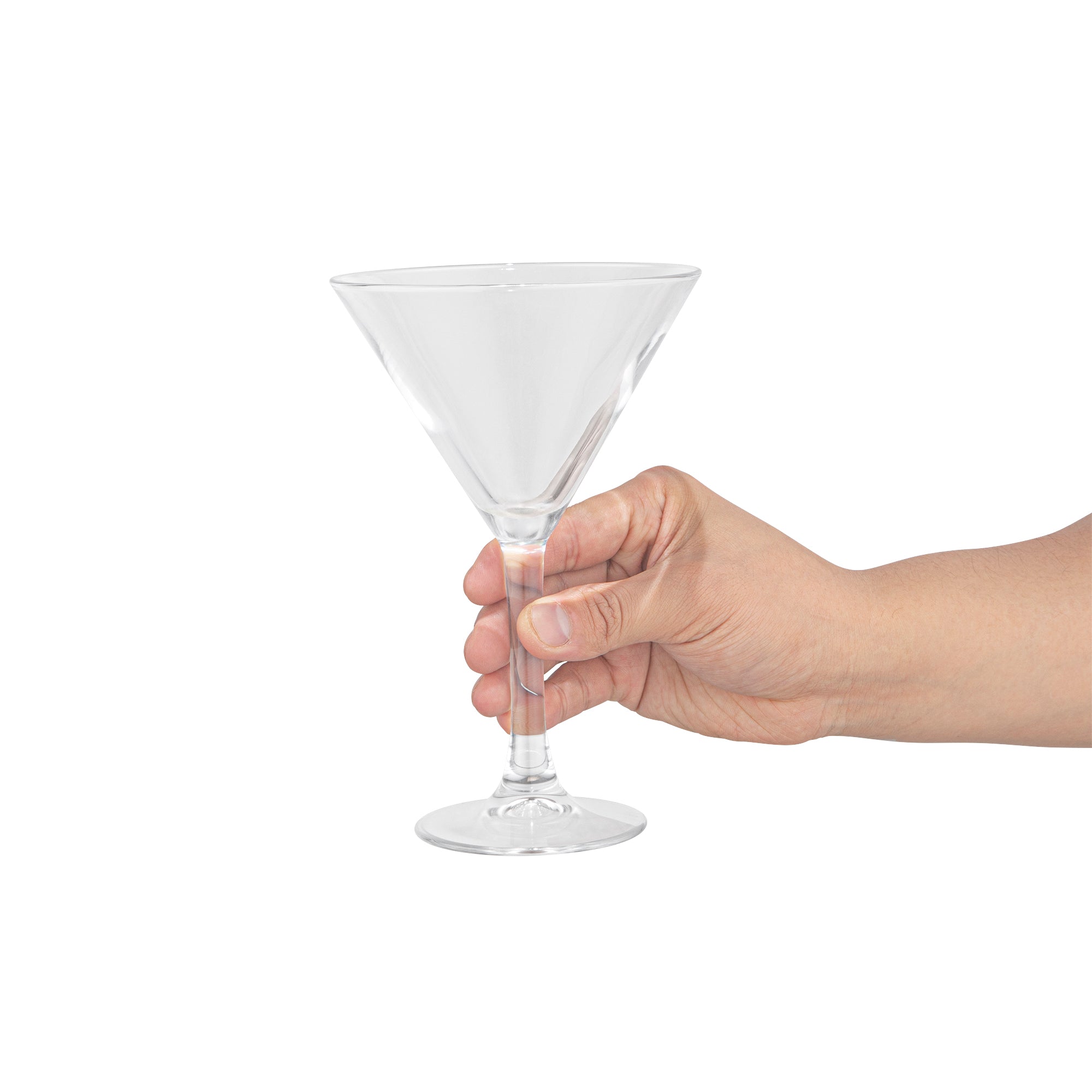 Cascata 9 oz Cocktail Martini Glass - 4 1/2" x 4 1/2" x 7" - 6 count box