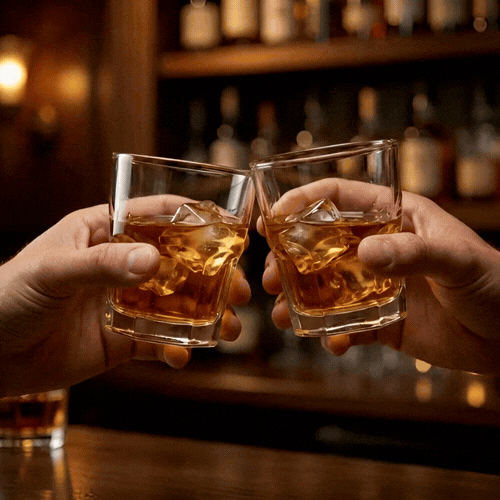 Otto 5 oz Whiskey Glass - 2 3/4" x 2 3/4" x 3" - 12 count box