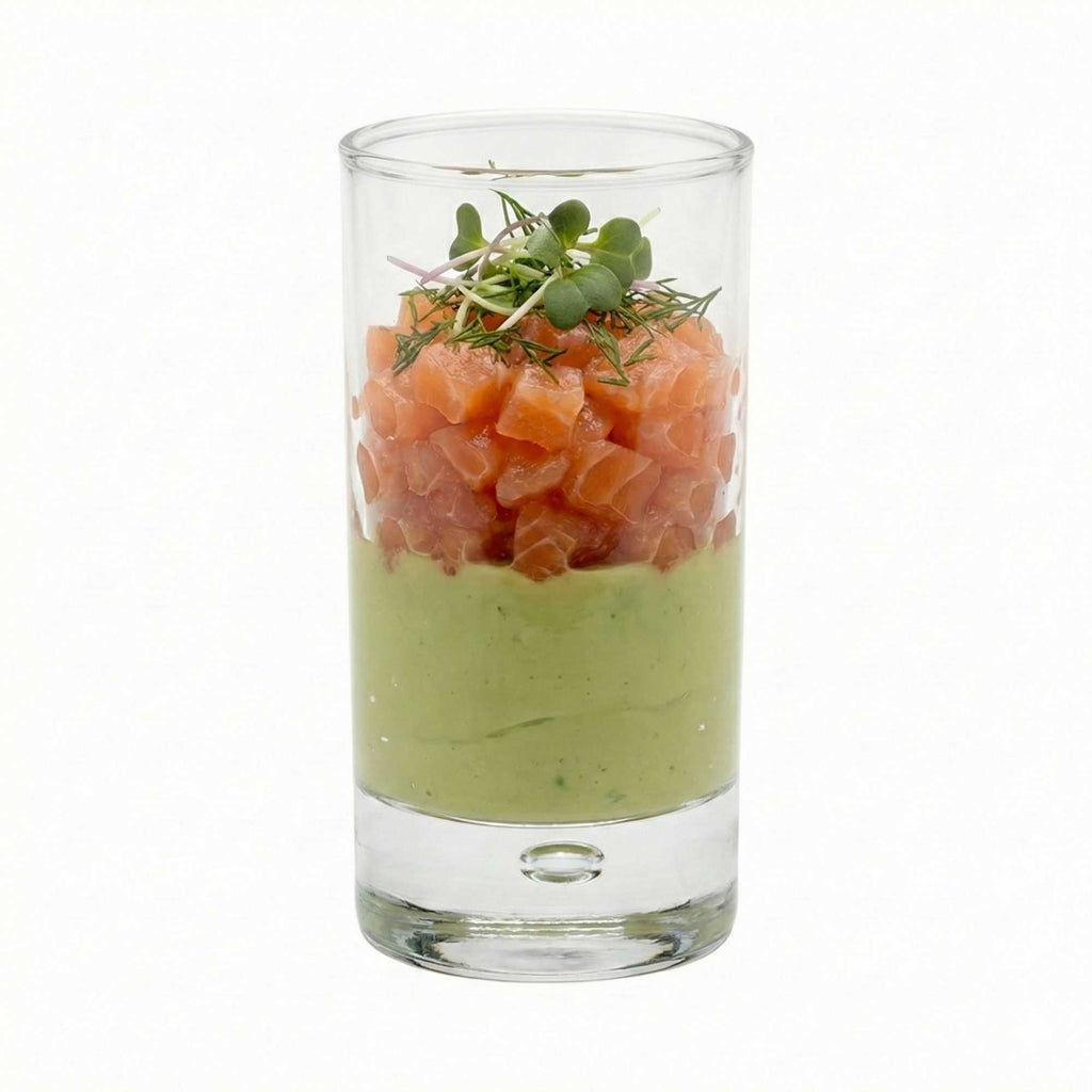 Forma professional 3 oz Glass Dolce Dessert Shooter - 1 3/4" x 1 3/4" x 3 3/4" - 6 count box