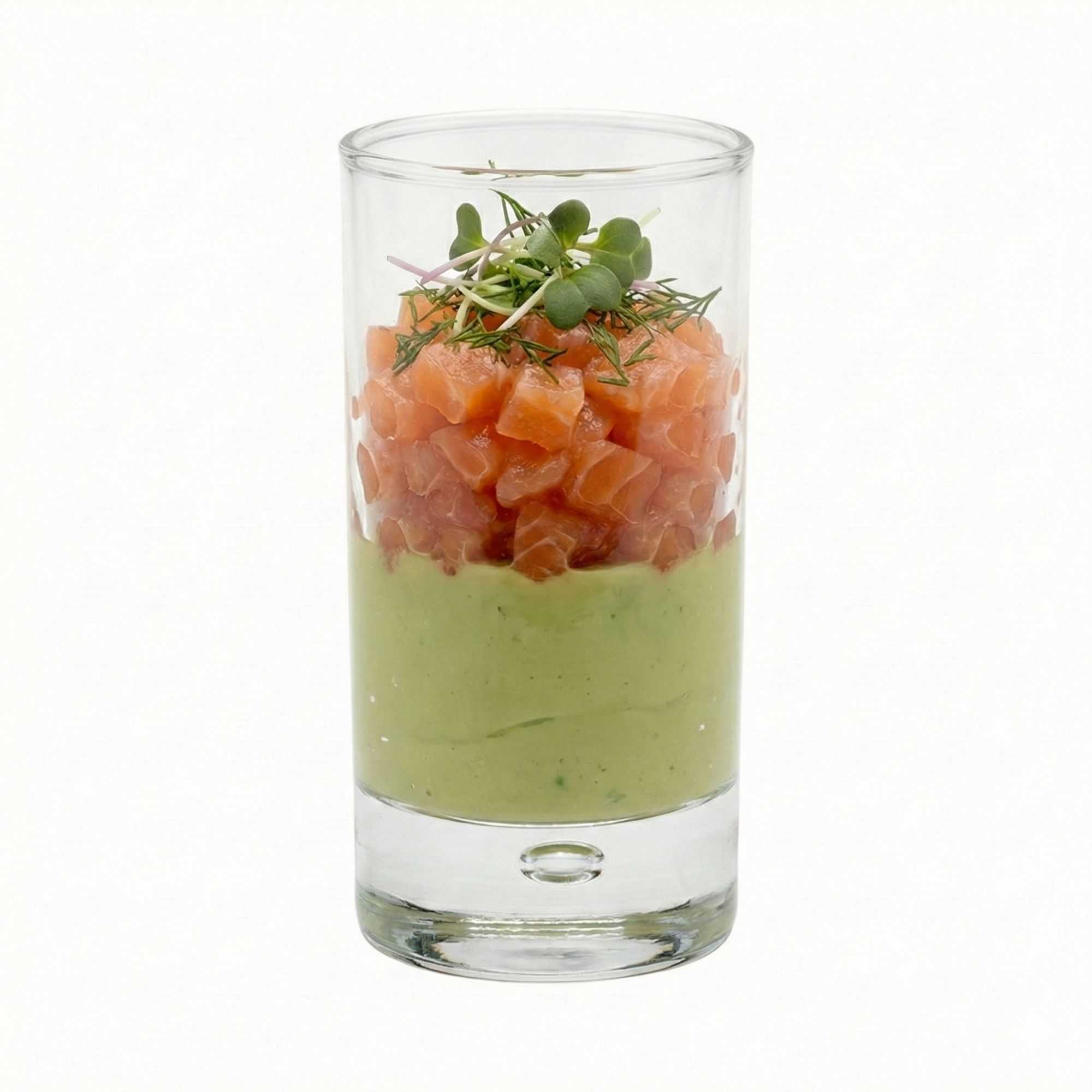 Forma professional 3 oz Glass Dolce Dessert Shooter - 1 3/4" x 1 3/4" x 3 3/4" - 6 count box