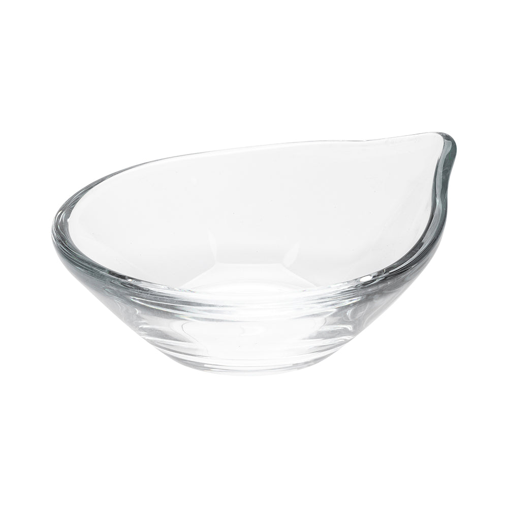 Mini Serve 3 oz Glass Juvia Mini Tasting Bowl - 3 3/4" x 3 1/2" x 1" - 60 count box