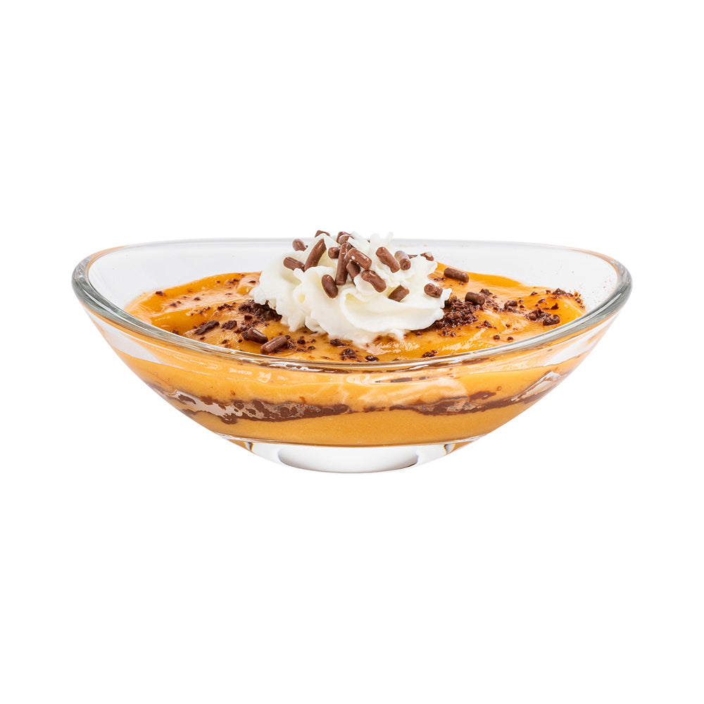 Mini Serve 2 oz Glass Ellipse Mini Tasting Bowl - 3 3/4" x 2 1/4" x 1" - 6 count box