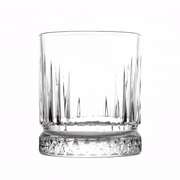 Elysia 12 oz Whiskey Glass - 3 1/4" x 3 1/4" x 3 3/4" - 6 count box