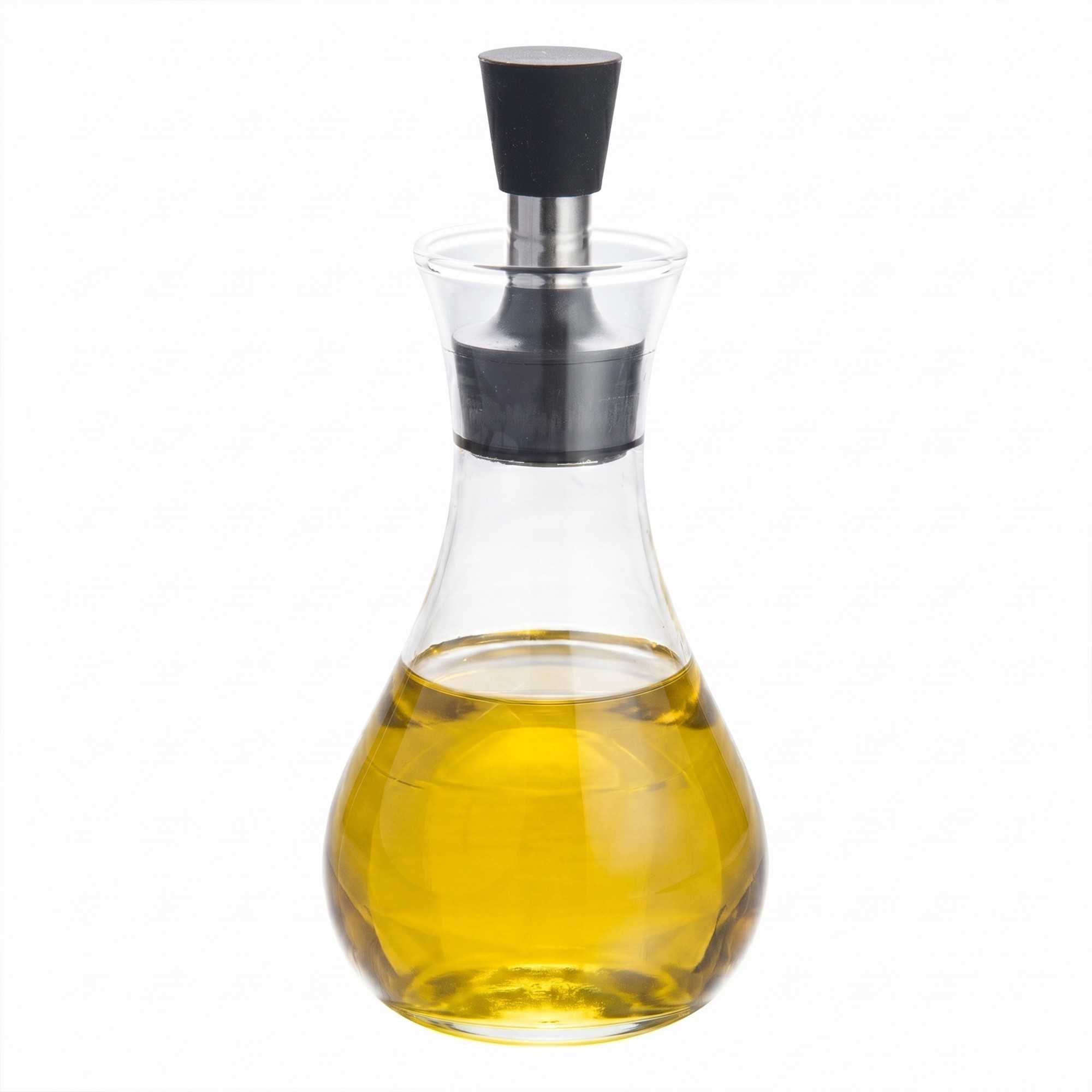 Forma Professional 8 oz Glass Oil Bottle - Borosilicate - 4" x 4" x 6" - 1 count box
